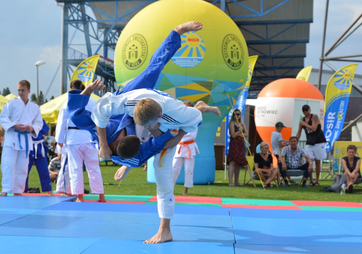 Pokaz sekcji judo.